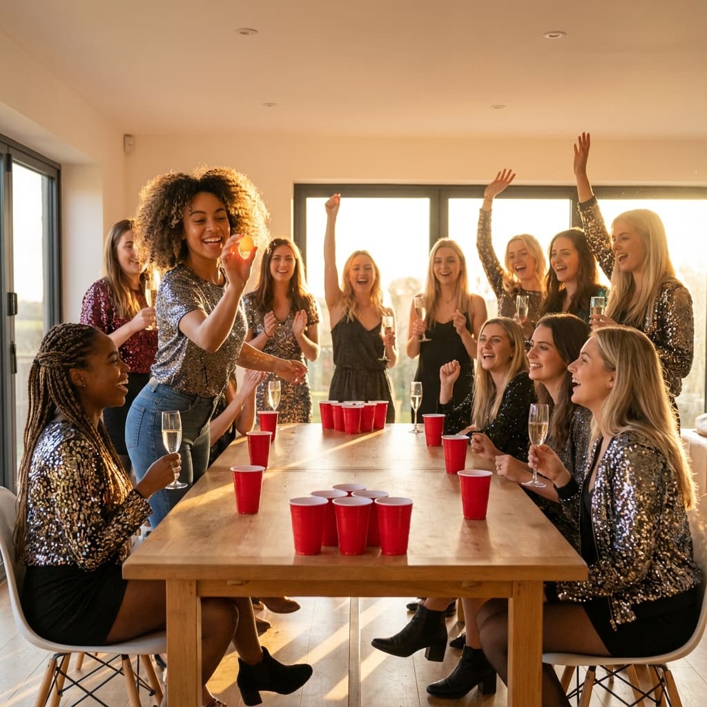 2. Prosecco Pong - Hen Party Game