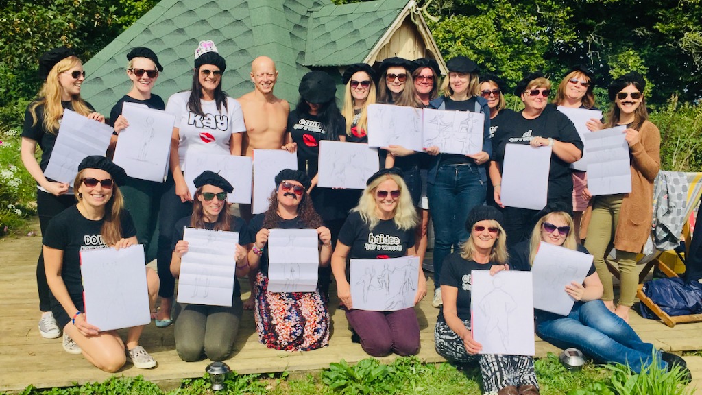 Hen Party Life Drawing Session
