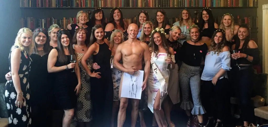 Hen Party Life Drawing Hero