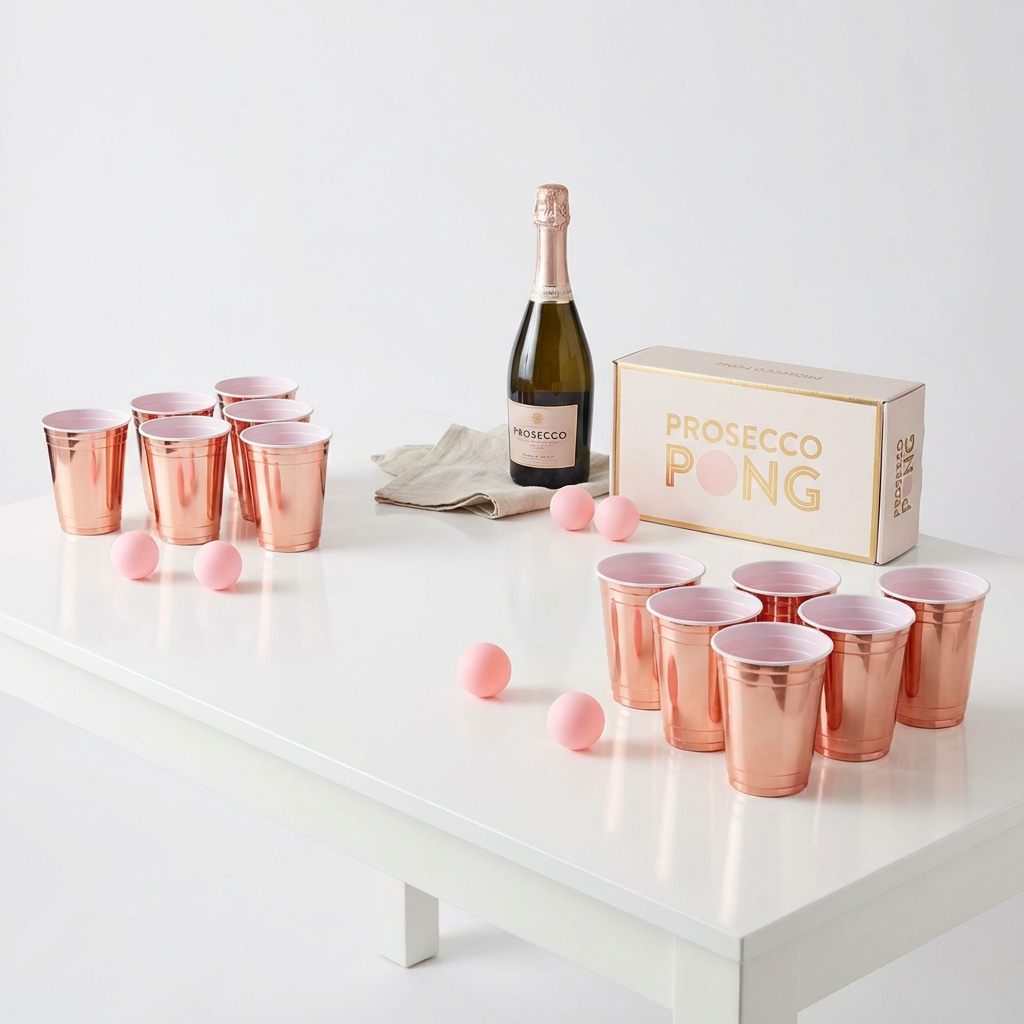 Prosecco Pong Drinking Game