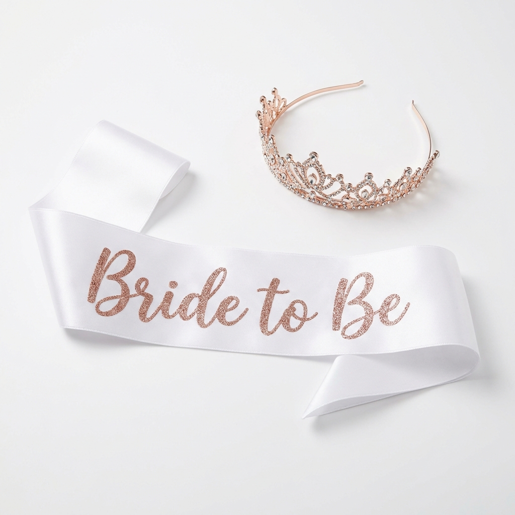 Bride to Be Sash & Tiara Set